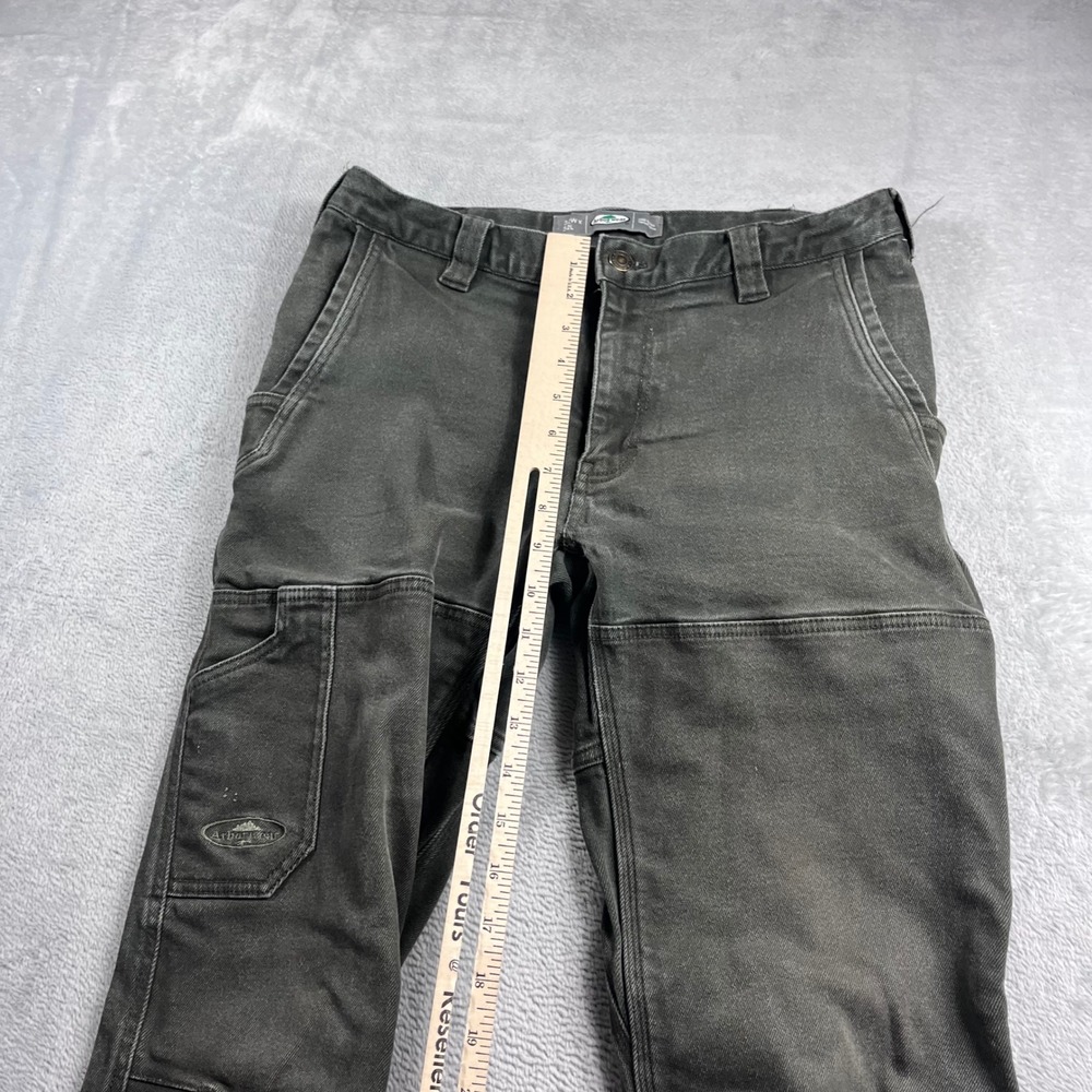 Arborwear Cedar Flex Pants Mens 32x32 Gray Canvas Work Utility Trousers 102225 - Picture 5 of 11